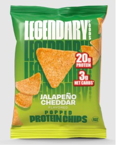 Legendary Foods Protein Chips Jalapeno Cheddar 1.2 Oz