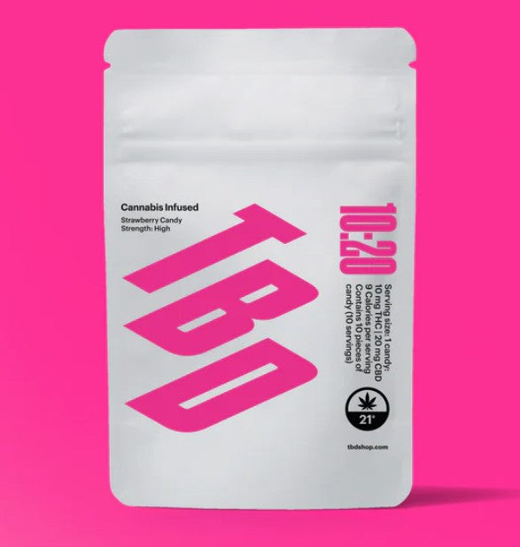 TBD Infused Candy Mellow 10 MG Strawberry