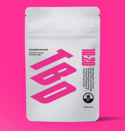 TBD Infused Candy Mellow 10 MG Strawberry