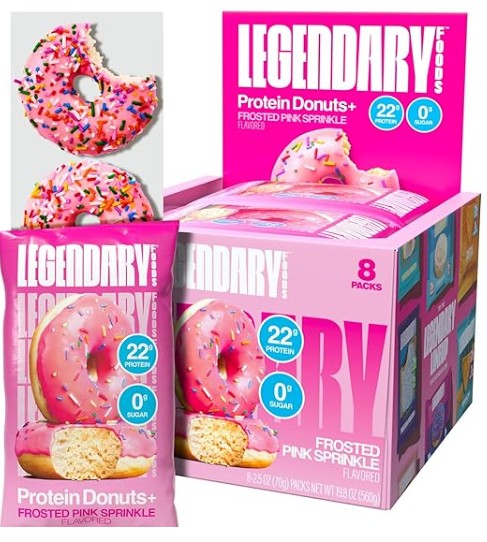 Legendary Foods Protein 20G Donuts Pink Sprinkle