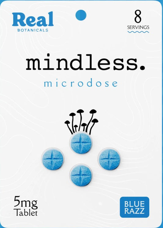 Real Botanicals Mindless Microdose Mushroom Tablets 5 Mg