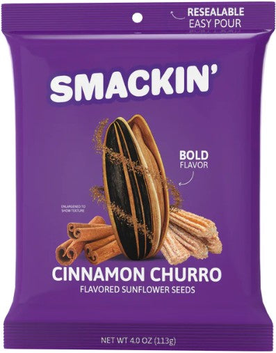 Smackin Cinnamon Churro 4 OZ 12ct