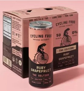 Cycling Frog Seltzer Ruby Grapefruit 5mg THC (pack of 24)