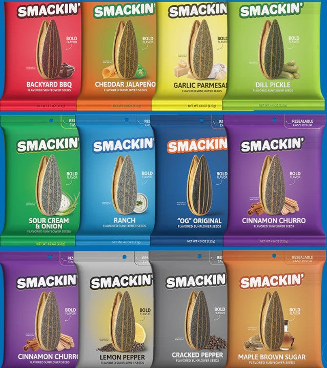 Smackin Variety Pack 4 OZ 12ct
